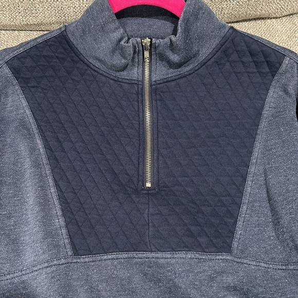 NWT I Am brand. Sweater crop top. Girls junior large. Dark blue. - Picture 3 of 6